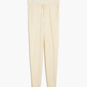 MADEWELL Asherton waffle sweater pants/joggers Large Cream